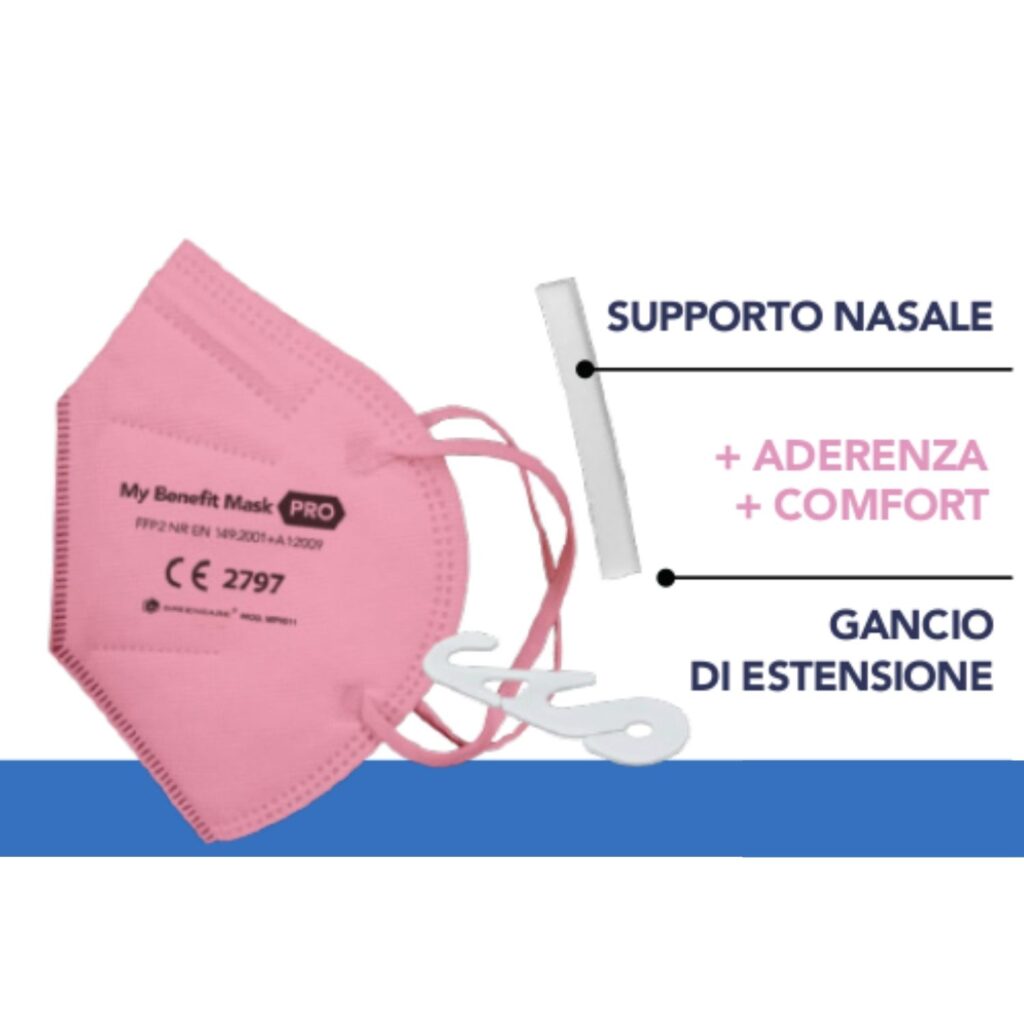 ffp2 rosa con gancio