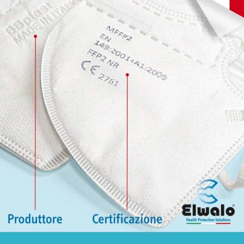 ffp2 made in Italy comoda