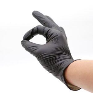 Guanti nitrile neri pagamento alla consegna