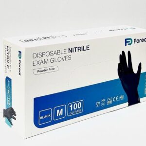 Guanti in Nitrile Nero Uso Medicale Food Alimentare