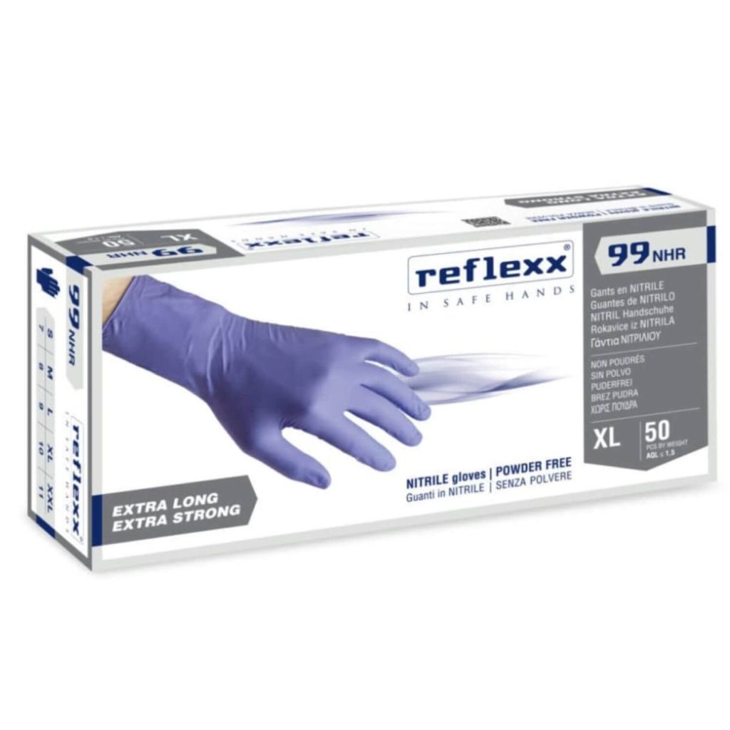Guanti In Nitrile Alto Spessore Reflexx 99 – gr. 8,8
