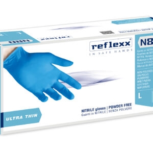 Guanti In Nitrile Senza Polvere Reflexx N80B 200pz – gr. 3,2 (M)