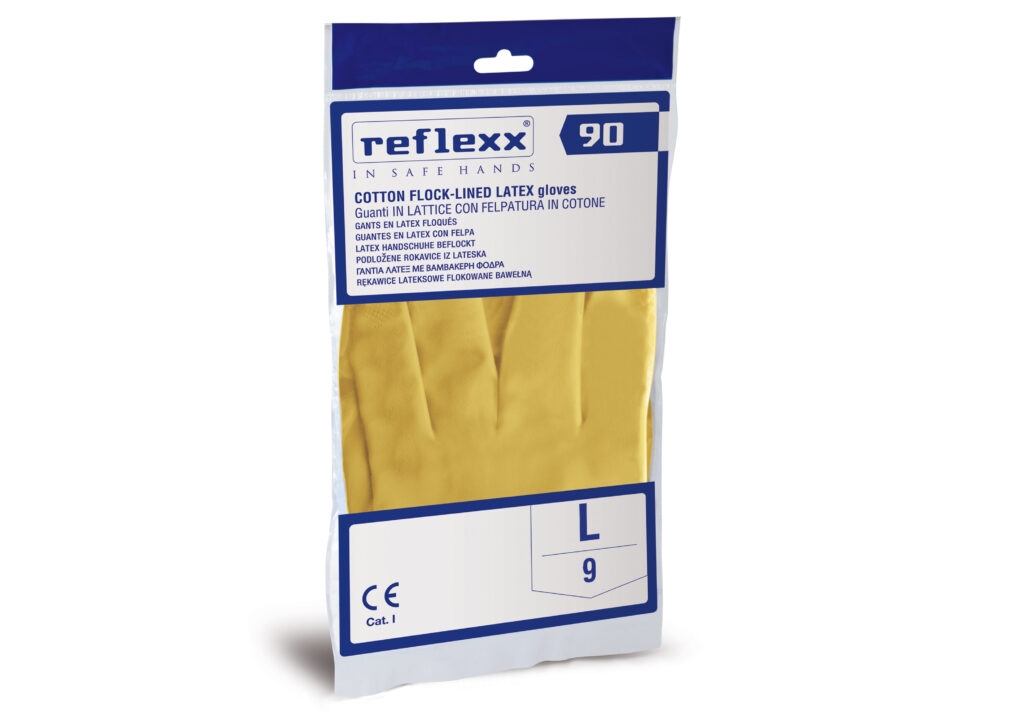 Guanti Riutilizzabili Felpati Reflexx 90 – gr. 50 (M)